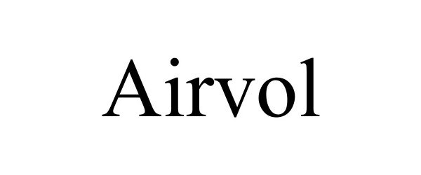 Trademark Logo AIRVOL