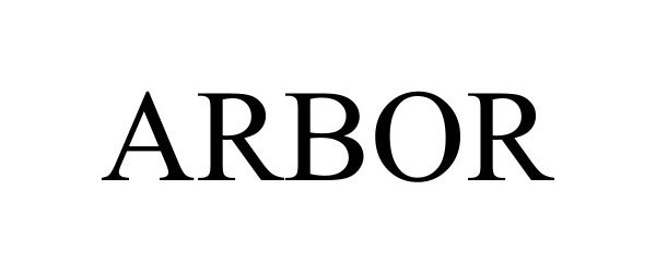 Trademark Logo ARBOR