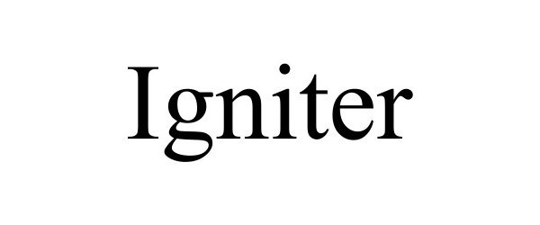 Trademark Logo IGNITER