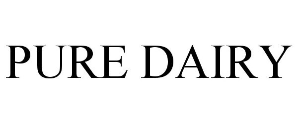 Trademark Logo PURE DAIRY