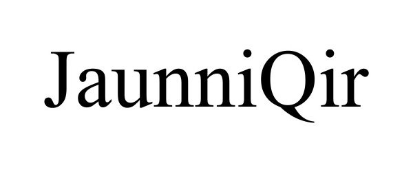 Trademark Logo JAUNNIQIR
