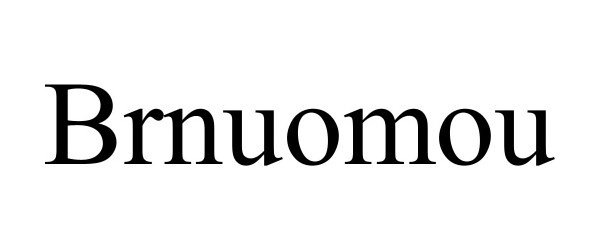 Trademark Logo BRNUOMOU