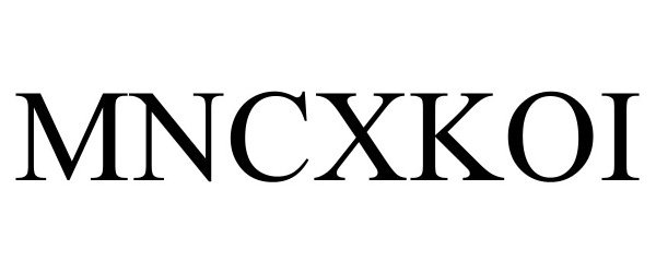  MNCXKOI