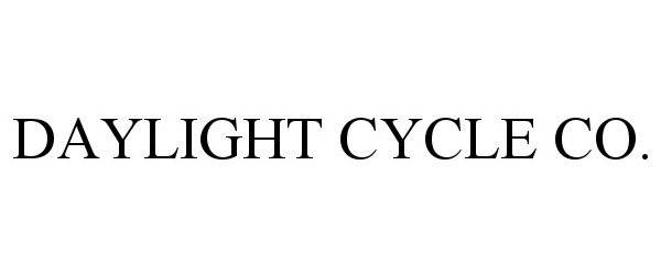  DAYLIGHT CYCLE CO.