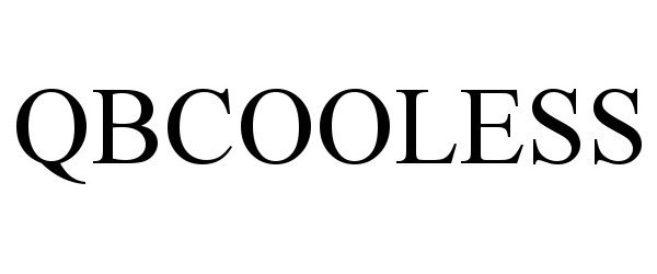 Trademark Logo QBCOOLESS