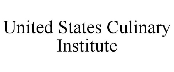 Trademark Logo UNITED STATES CULINARY INSTITUTE