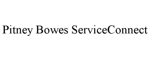  PITNEY BOWES SERVICECONNECT