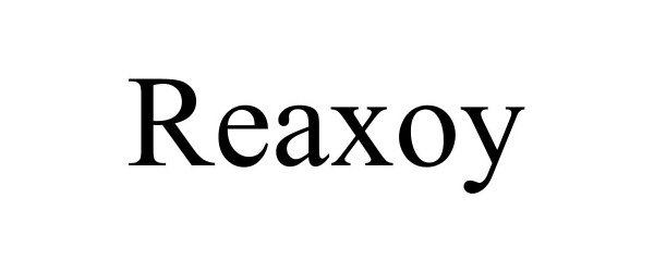Trademark Logo REAXOY