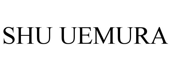 Trademark Logo SHU UEMURA