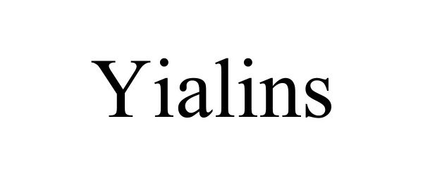 Trademark Logo YIALINS