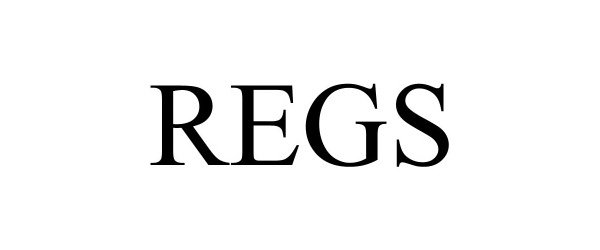 Trademark Logo REGS