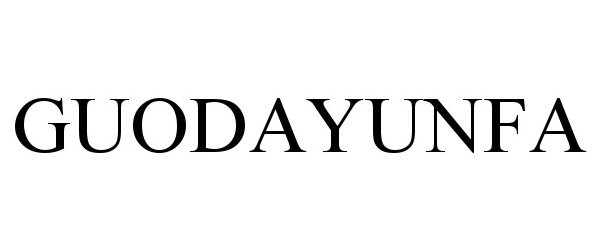 Trademark Logo GUODAYUNFA