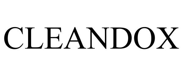 Trademark Logo CLEANDOX