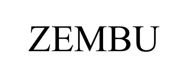 Trademark Logo ZEMBU