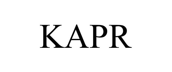 Trademark Logo KAPR