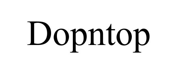 Trademark Logo DOPNTOP