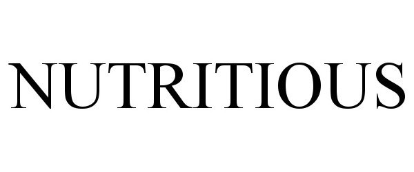 Trademark Logo NUTRITIOUS