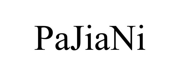 Trademark Logo PAJIANI