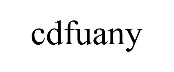 Trademark Logo CDFUANY