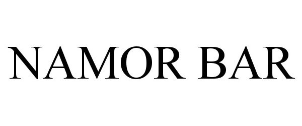 Trademark Logo NAMOR BAR