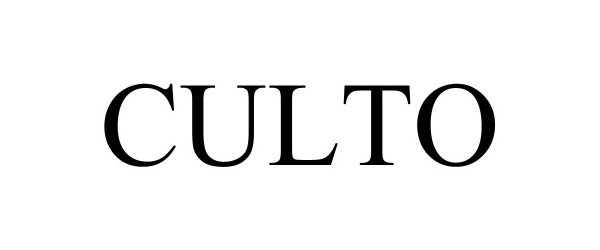 Trademark Logo CULTO