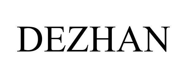 Trademark Logo DEZHAN