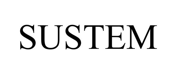 Trademark Logo SUSTEM