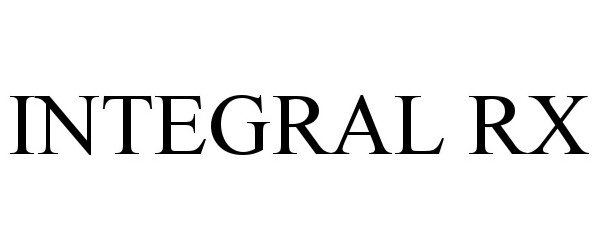 Trademark Logo INTEGRAL RX