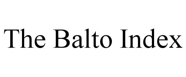  THE BALTO INDEX
