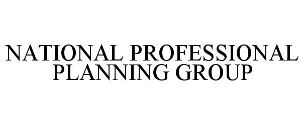  NATIONAL PROFESSIONAL PLANNING GROUP