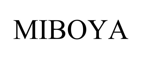 Trademark Logo MIBOYA