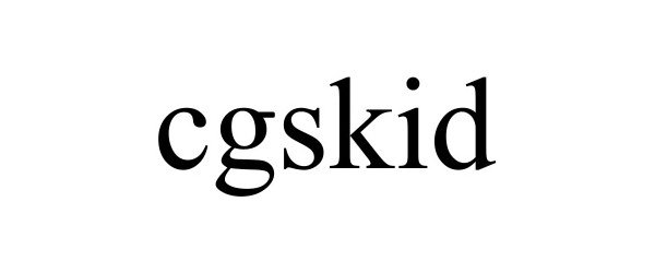 Trademark Logo CGSKID