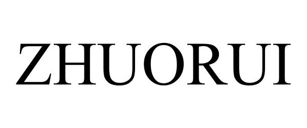 Trademark Logo ZHUORUI