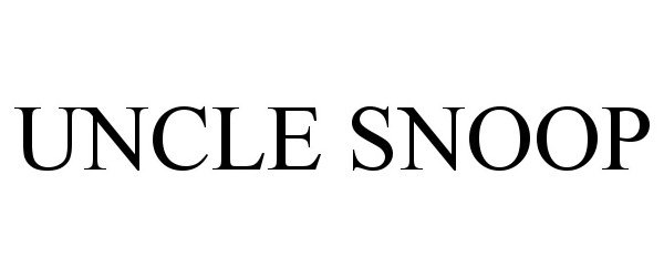 Trademark Logo UNCLE SNOOP