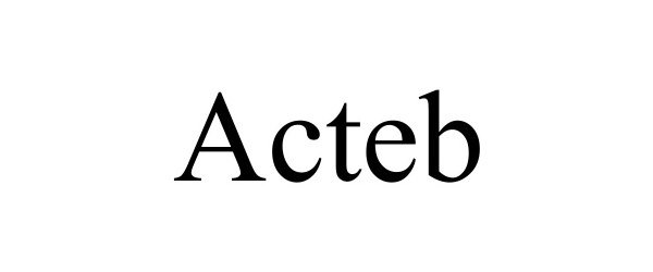 Trademark Logo ACTEB