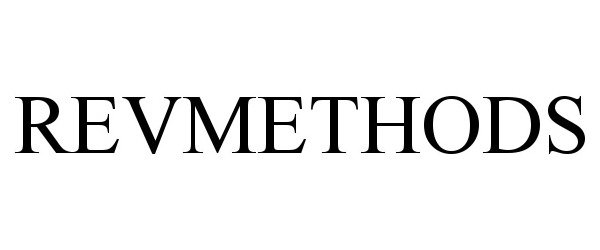 Trademark Logo REVMETHODS