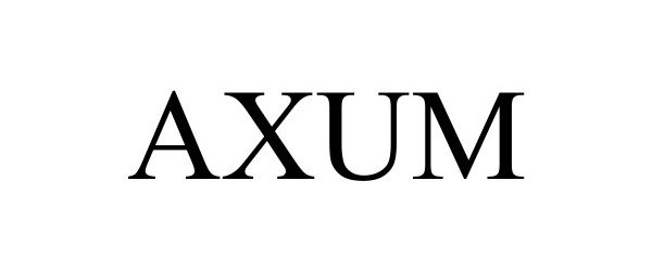 Trademark Logo AXUM