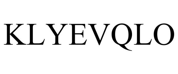Trademark Logo KLYEVQLO