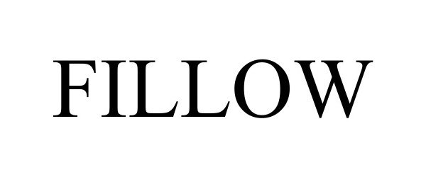 Trademark Logo FILLOW