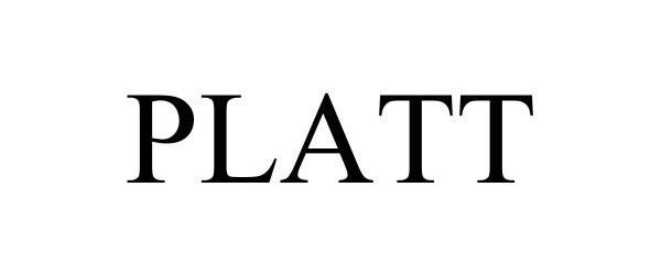 Trademark Logo PLATT
