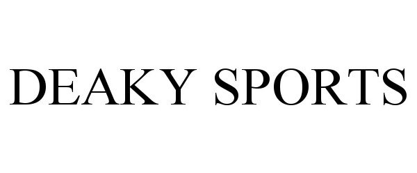 Trademark Logo DEAKY SPORTS
