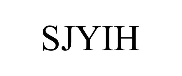 Trademark Logo SJYIH