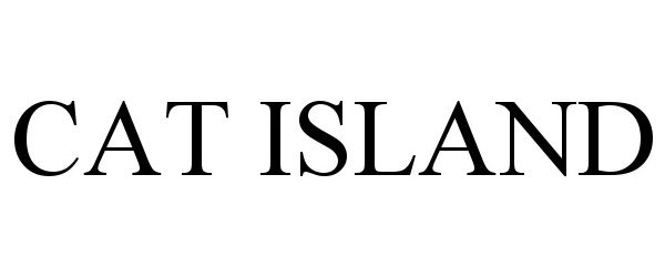 Trademark Logo CAT ISLAND