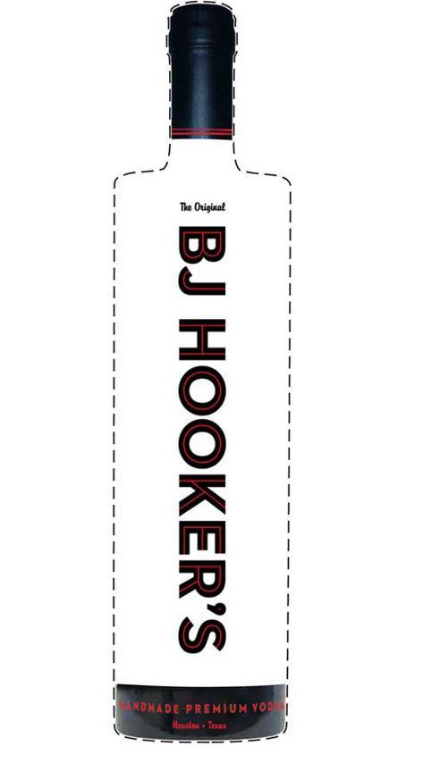 Trademark Logo THE ORIGINAL BJ HOOKER'S HANDMADE PREMIUM VODKA HOUSTON TEXAS