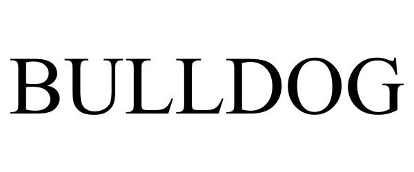 Trademark Logo BULLDOG