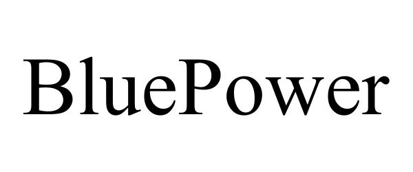 Trademark Logo BLUEPOWER