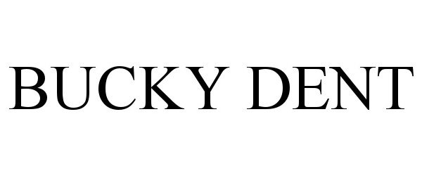 Trademark Logo BUCKY DENT