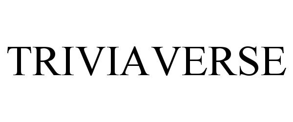 Trademark Logo TRIVIAVERSE