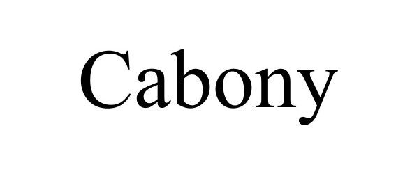  CABONY