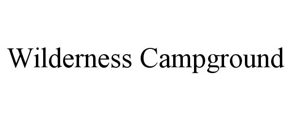  WILDERNESS CAMPGROUND